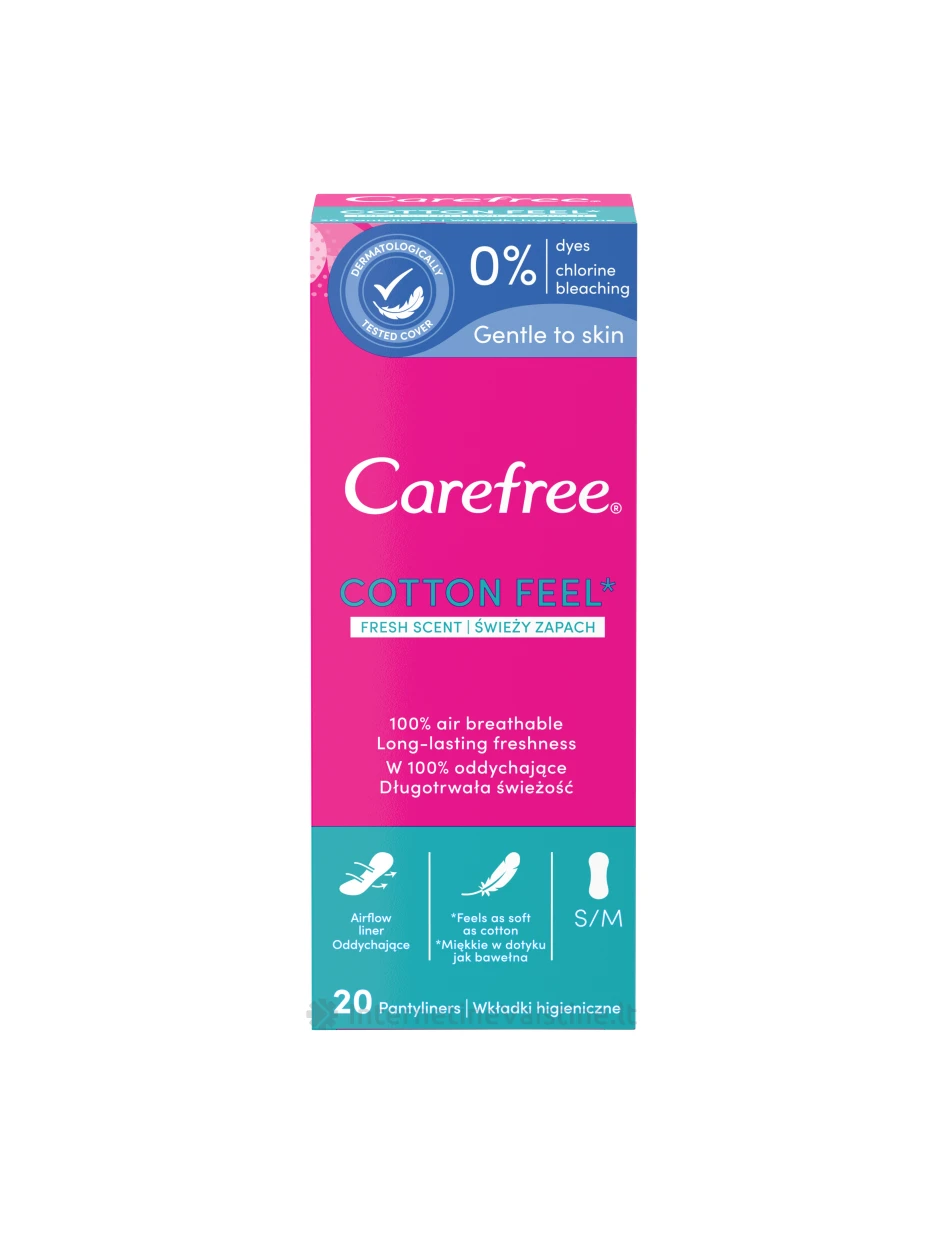 Įklotai CAREFREE Cotton Fresh, 20 vnt., 20vnt. | internetinevaistine.lt