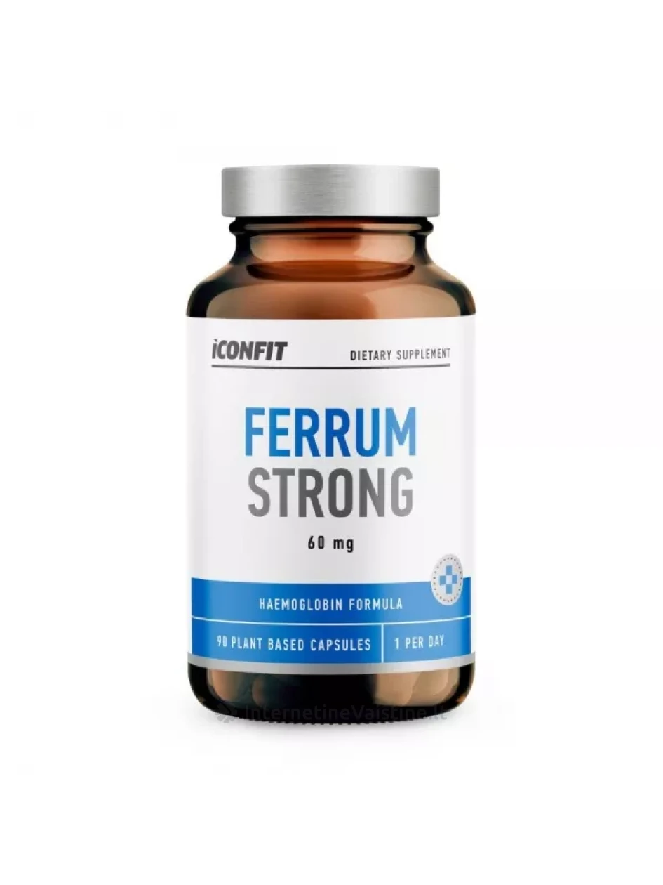 ICONFIT Capsules Ferrum Strong, N90 BALT | internetinevaistine.lt