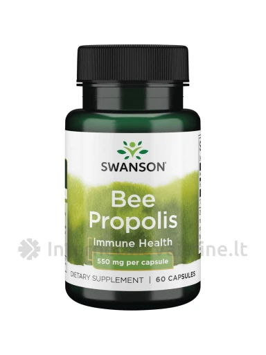 SWANSON, Bičių pikis (Propolis), 60 kapsulių, N1 | internetinevaistine.lt