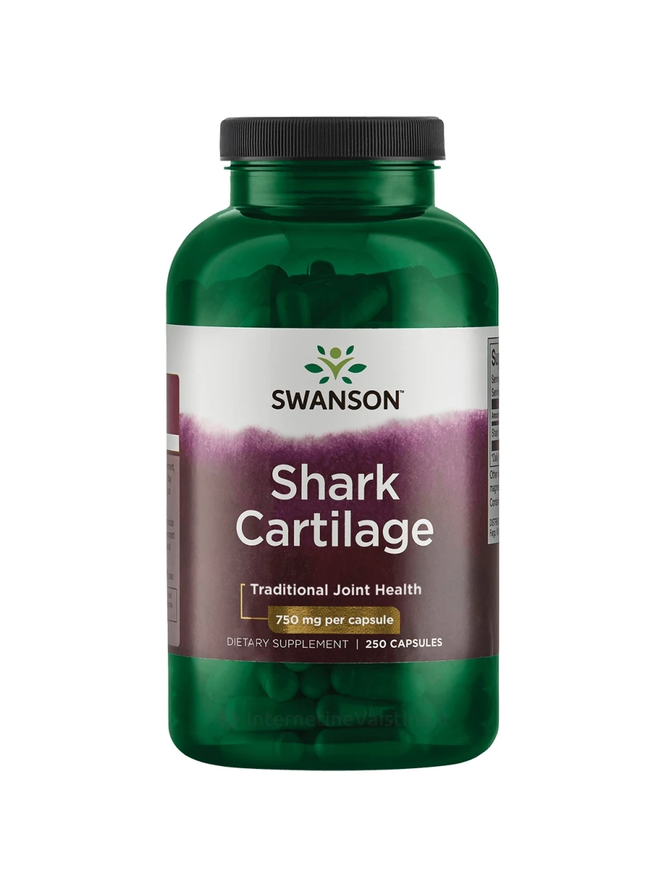 SWANSON, Ryklių kremzlės, 250 kapsulių, N1 | internetinevaistine.lt