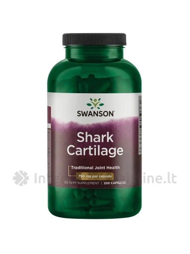 SWANSON, Ryklių kremzlės, 250 kapsulių, N1 | internetinevaistine.lt