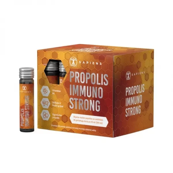 SAPIENS Propolis Immuno Strong ger. dozių 10ml N20