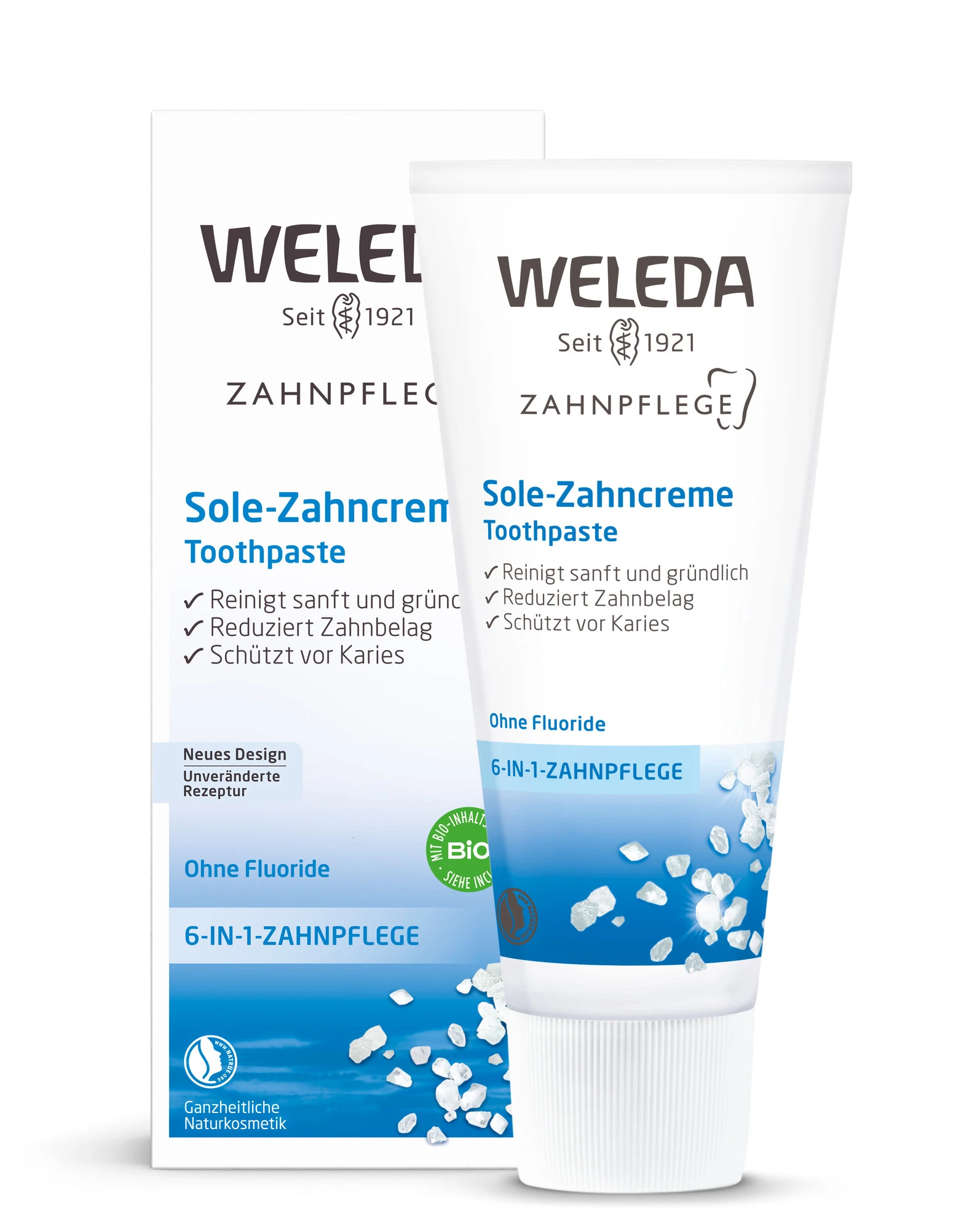 WELEDA dantų pasta su druska, 75 ml