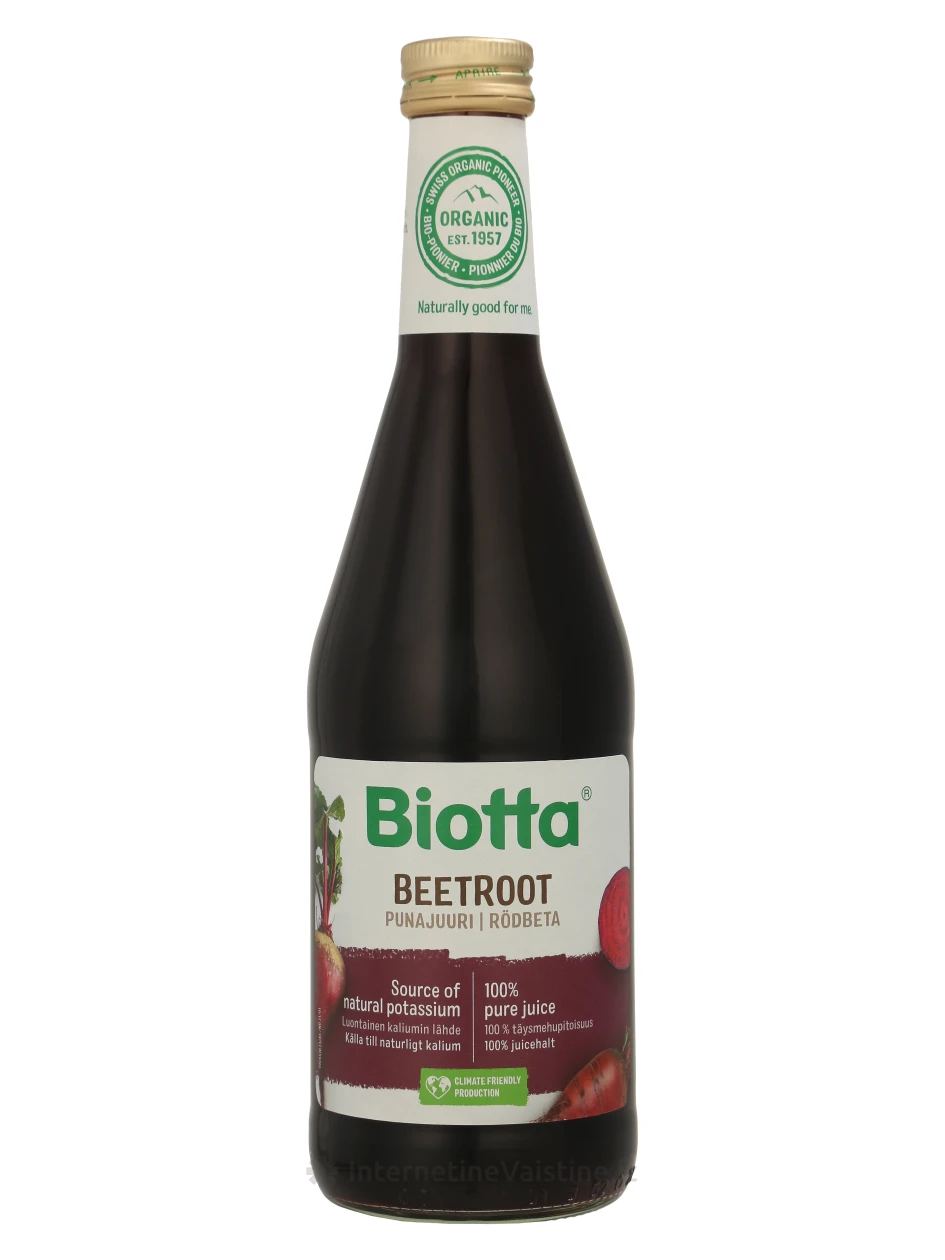BIOTTA Burokėlių sultys, 500 ml, Vnt | internetinevaistine.lt