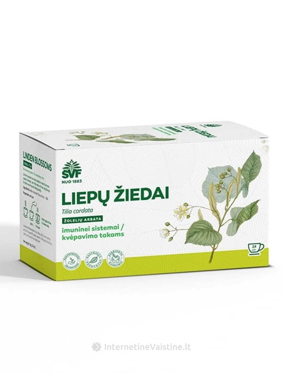 ARBATA LIEPŲ ŽIEDAI (FLORES TILIAE) 1.5G N24 | internetinevaistine.lt