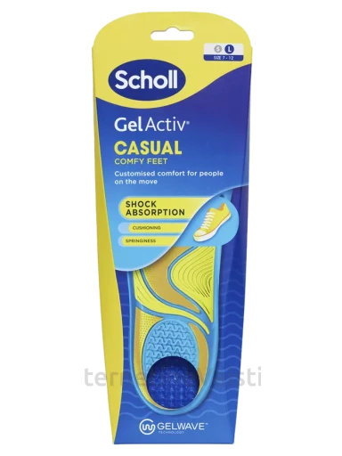 SCHOLL GelActiv (40-46,5 dydis) vidpadžiai, 1 pora | internetinevaistine.lt