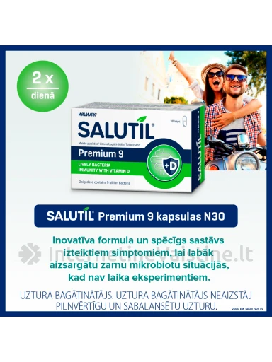 Salutil maisto papildas PREMIUM kaps. N30 | internetinevaistine.lt