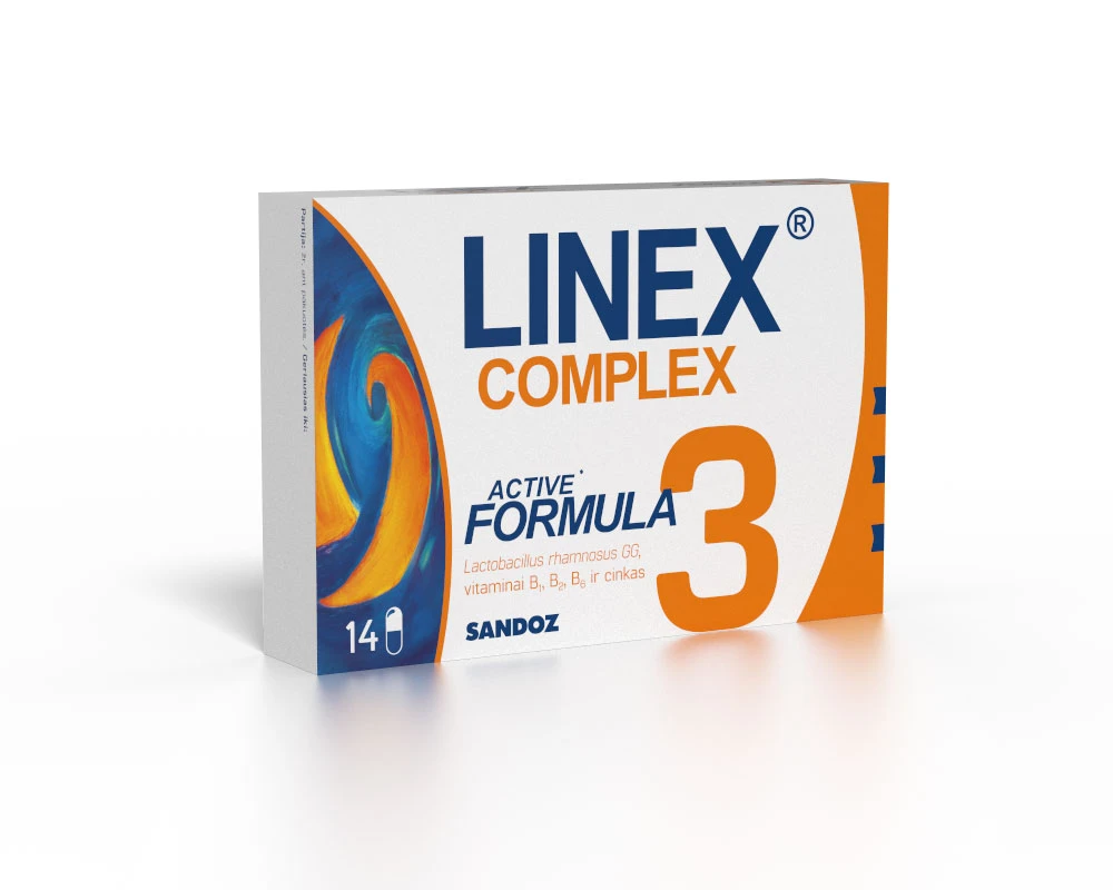 LINEX maisto papildas COMPLEX, 14 kaps.