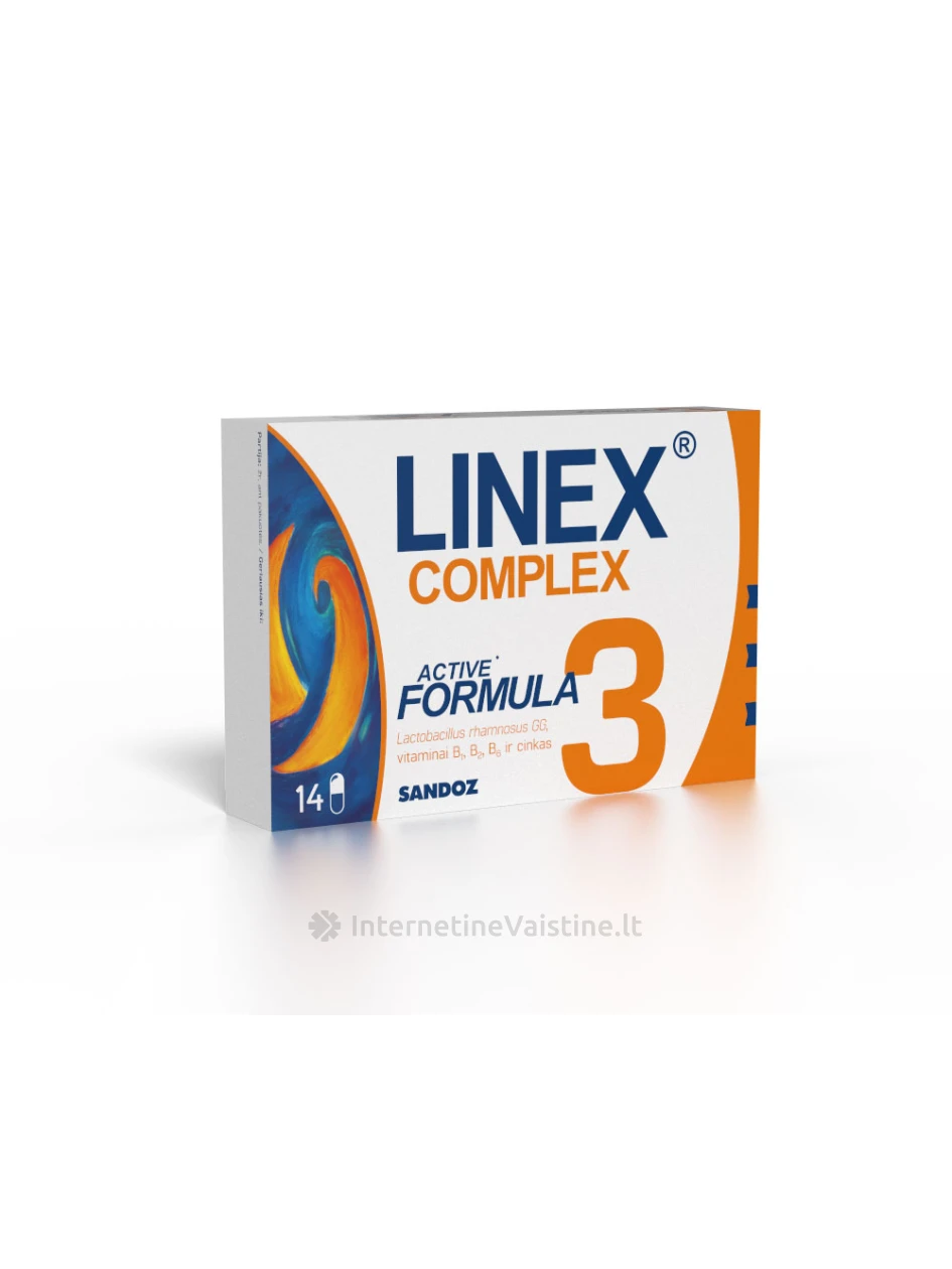 LINEX maisto papildas COMPLEX, 14 kaps., 14 kaps. | internetinevaistine.lt