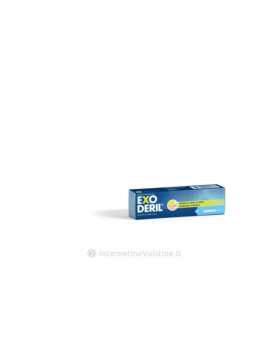 EXODERIL 1% kremas, 15 g | internetinevaistine.lt