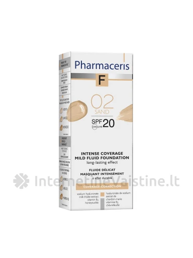 PHARMACERIS F,SPF20(Nr.2) 30ml intens.dengianti mask.pudra, N1 | internetinevaistine.lt