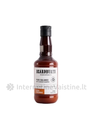 BEARDBURYS Essential Pure Balancesu pleiskanomis kovojantis šampūnas, 250 ml, Vnt | internetinevaistine.lt