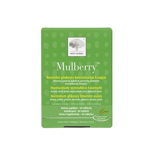 NEW NORDIC MULBERRY, 60 tablečių