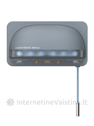 OCLEAN S1 Grey elektrinis dantų šepetėlių sterilizatorius, N1 | internetinevaistine.lt