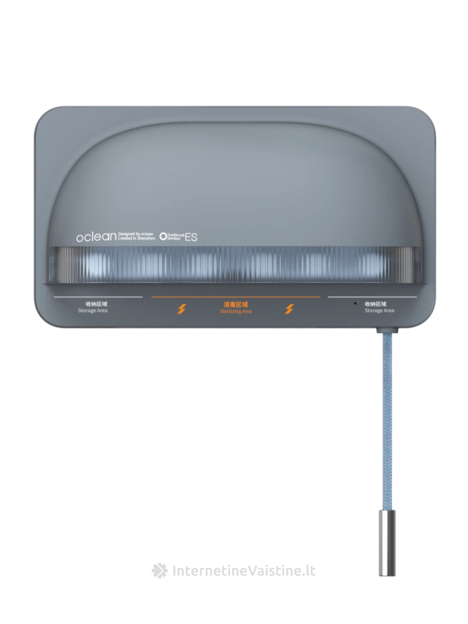 OCLEAN S1 Grey elektrinis dantų šepetėlių sterilizatorius, N1 | internetinevaistine.lt