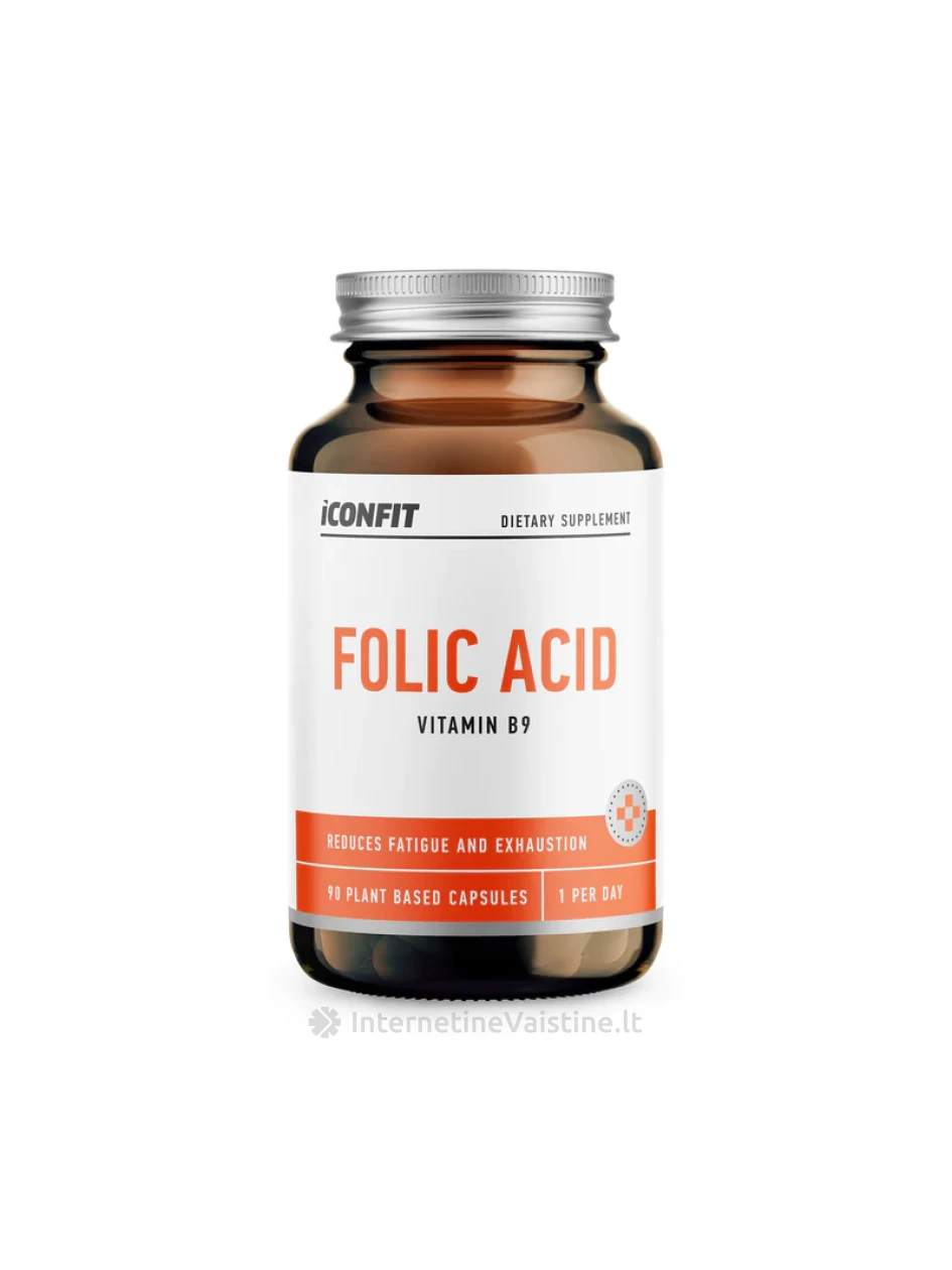 ICONFIT Folic Acid 400mcg tab. N90, 90 vnt. | internetinevaistine.lt