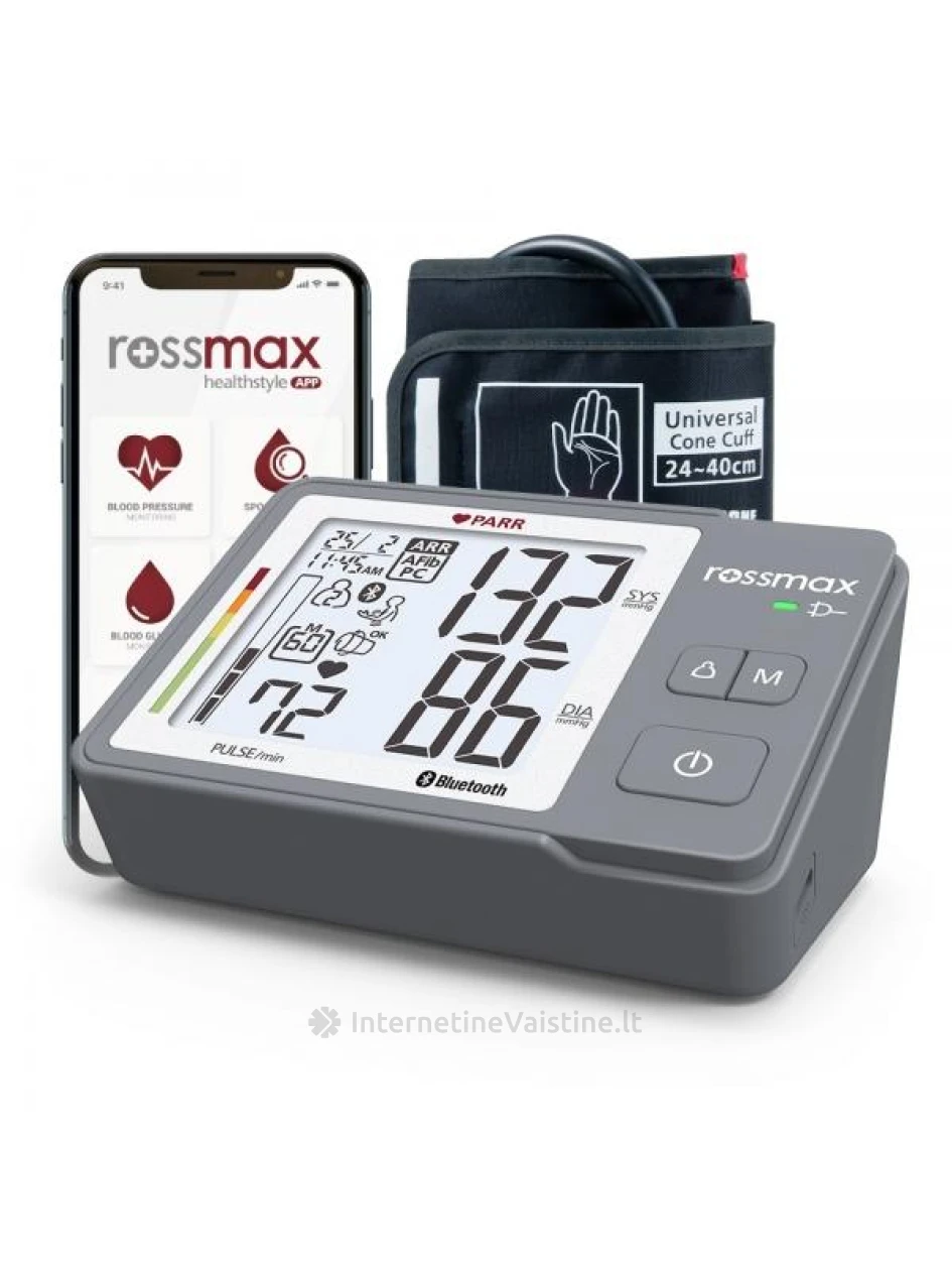 ROSSMAX  Kraujo sp. matuoklis Z5 PARR automat. N1 | internetinevaistine.lt