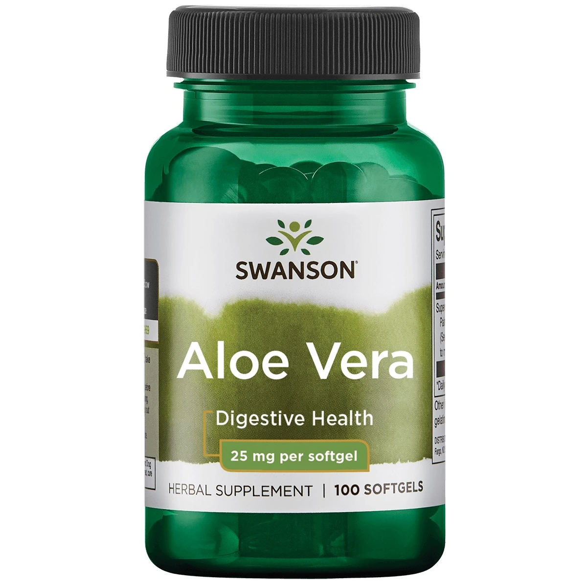 SWANSON, Aloe Vera minkštų kaps., N100