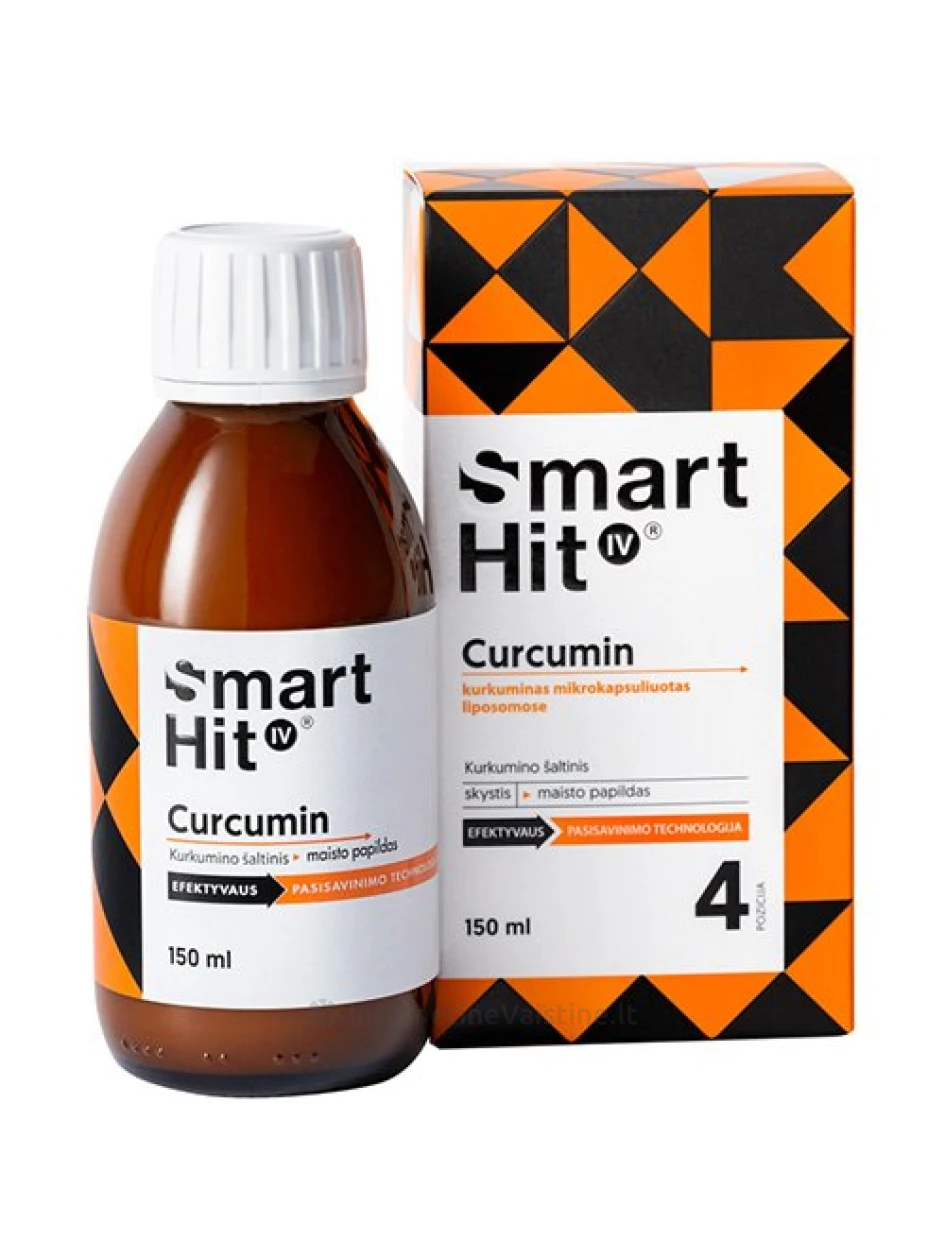 SMARTHIT IV Curcumin, skystis, 150 ml, Vnt | internetinevaistine.lt