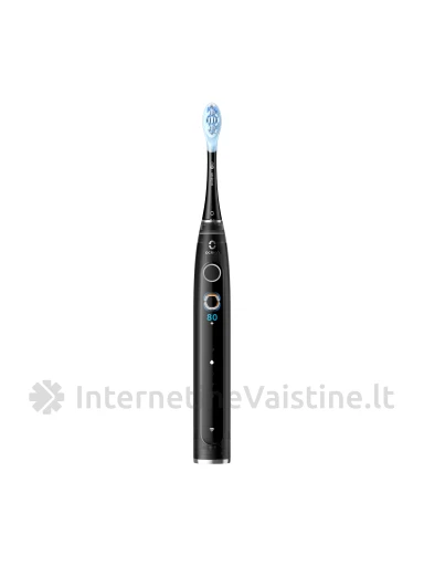 Dantų šepetėlis OCLEAN X Pro 20 S Electric juodas, 1 vnt. | internetinevaistine.lt