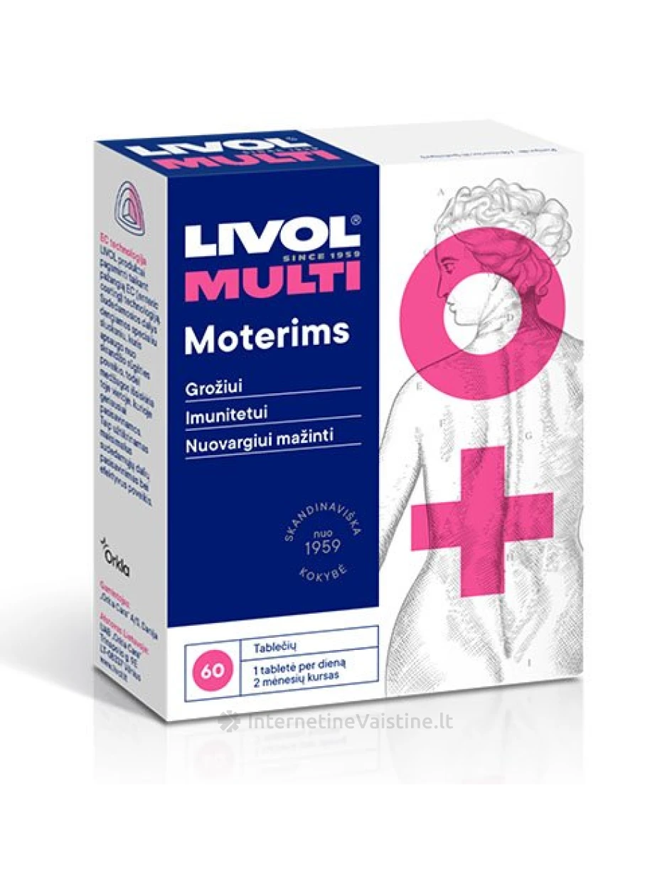 LIVOL MULTI TOTAL WOMEN TAB. N60 | internetinevaistine.lt