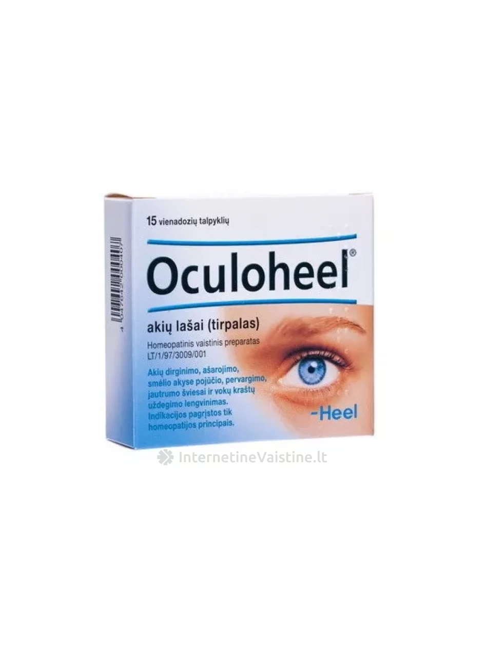 OCULOHEEL akių lašai (tirpalas) 0, 45 ml N15 | internetinevaistine.lt