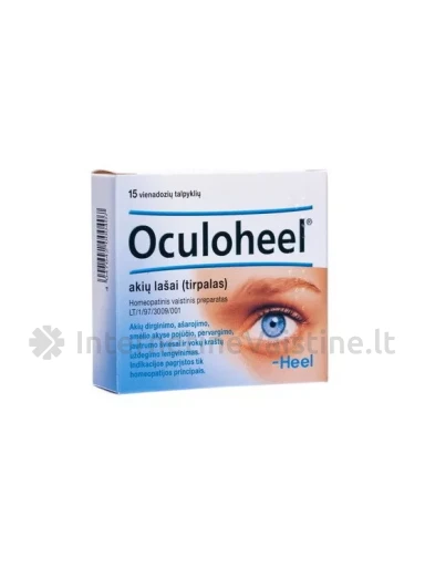 OCULOHEEL akių lašai (tirpalas) 0, 45 ml N15 | internetinevaistine.lt