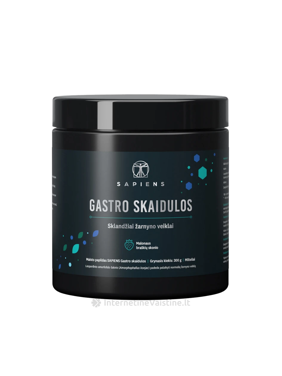 SAPIENS maistinės skaidulos, 200 g, Vnt | internetinevaistine.lt