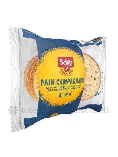 Schär PAN CAMPAGNARD - raikyta duona be glitimo, 240g | internetinevaistine.lt