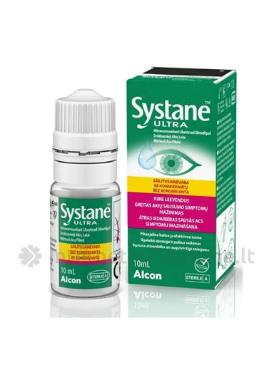 SYSTANE ULTRA MDPF, drėkinantys akių lašai, 10 ml, Vnt | internetinevaistine.lt