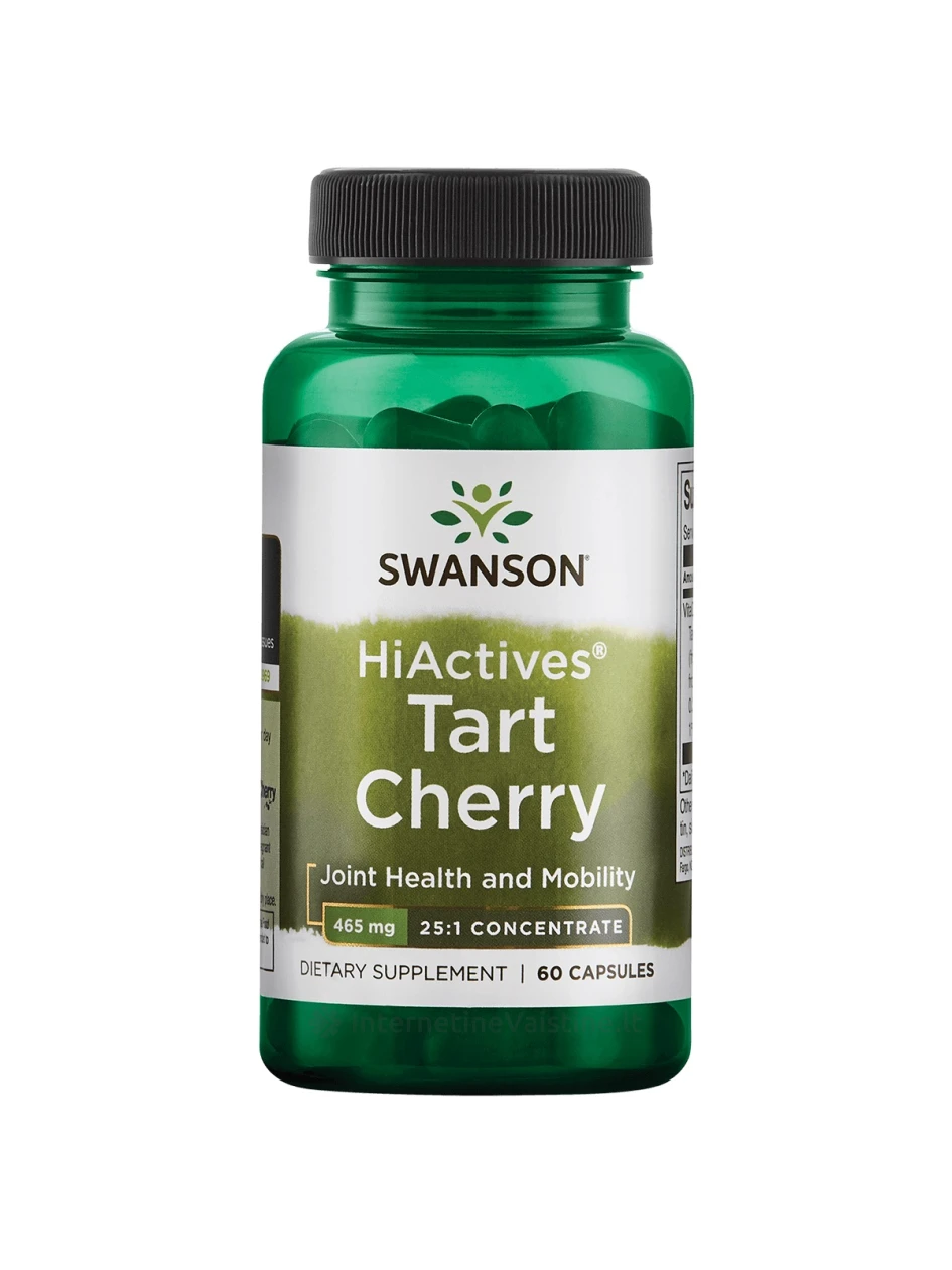 SWANSON, Tart Cherry, 60 kapsulių, N1 | internetinevaistine.lt