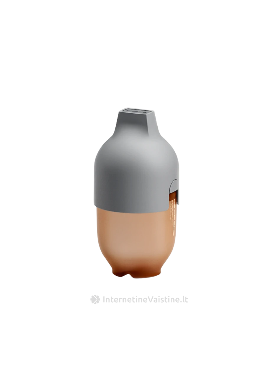 HEORSHE Ultra Wide Neck buteliukas 240 ml 6+ mėn. GREY, N1 | internetinevaistine.lt
