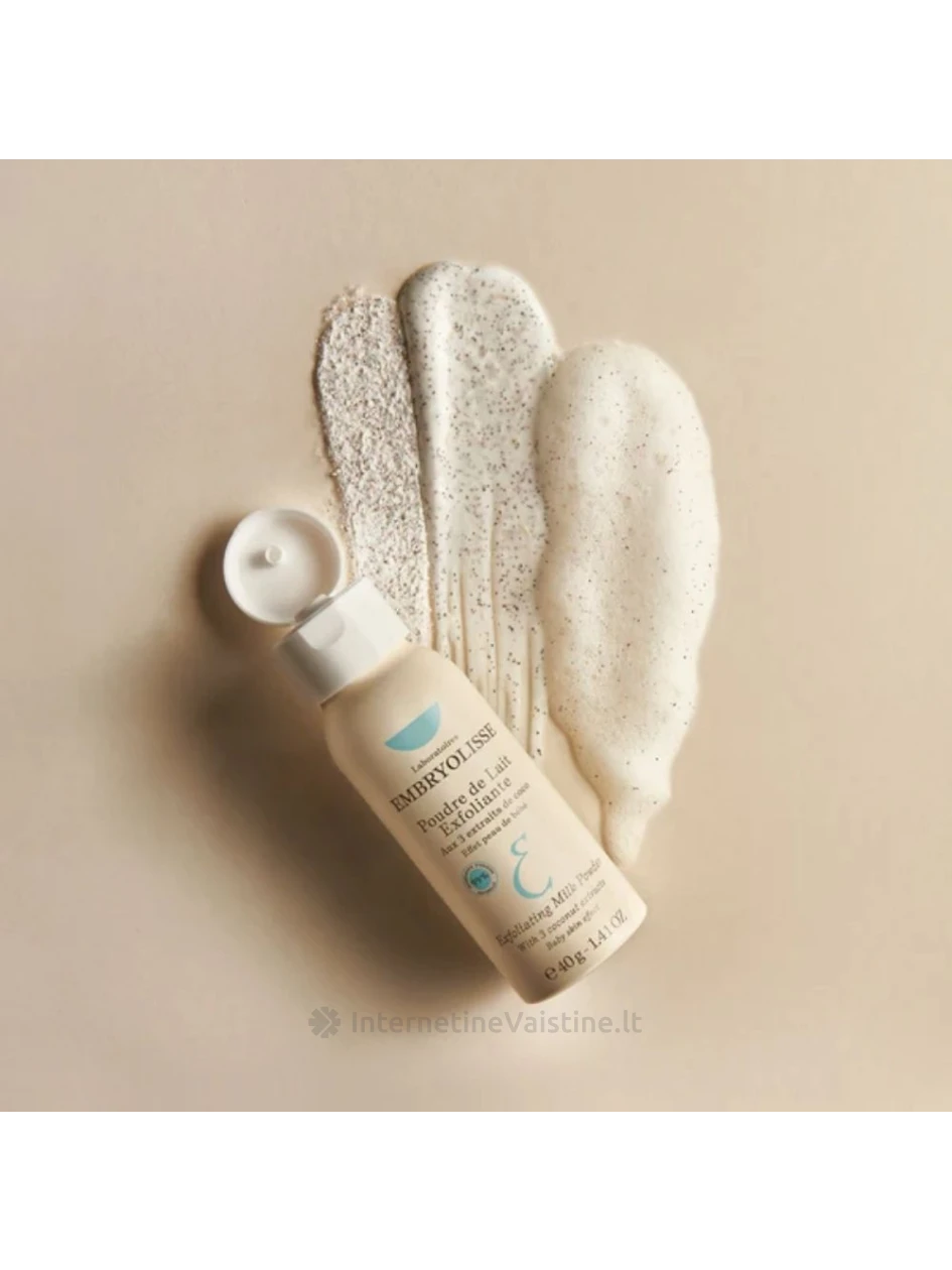 EMBRYOLISSE Exfoliating Milk Powder pudra veidui šveič., 40 g, Vnt | internetinevaistine.lt