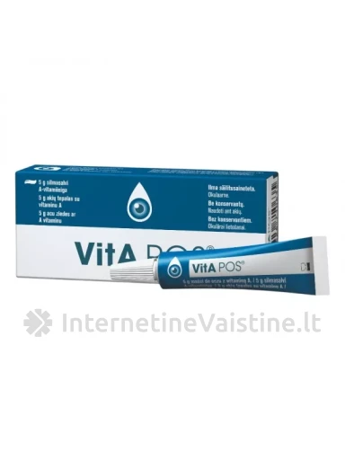 VITA-POS akių tepalas, 5 g | internetinevaistine.lt