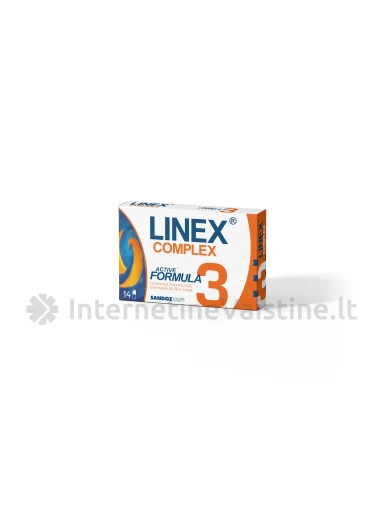LINEX maisto papildas COMPLEX, 14 kaps., 14 kaps. | internetinevaistine.lt