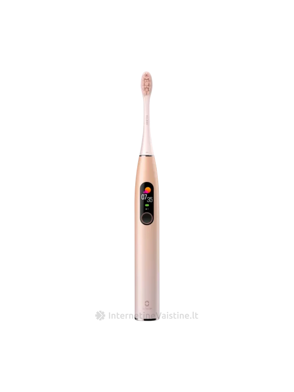 OCLEAN elektrinis dantų šepetėlis X PRO, rožinis, išmanusis N1, Vnt | internetinevaistine.lt