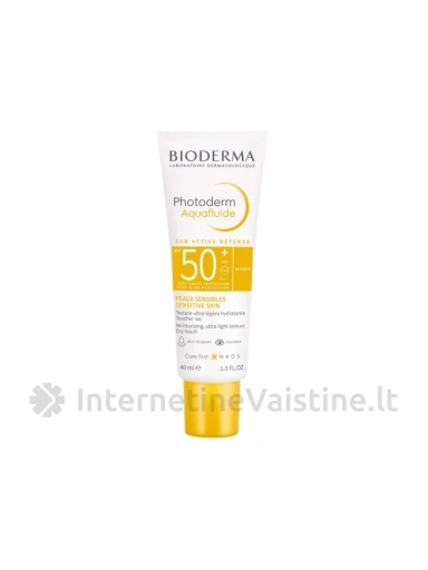 PHOTODERM AQUAFLUIDE SPF50+ kremas v/t odai, 40 ml, N1 | internetinevaistine.lt
