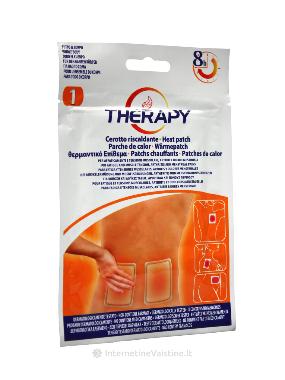 THERAPY šildomas pleistras 13x10cm N1, Vnt | internetinevaistine.lt