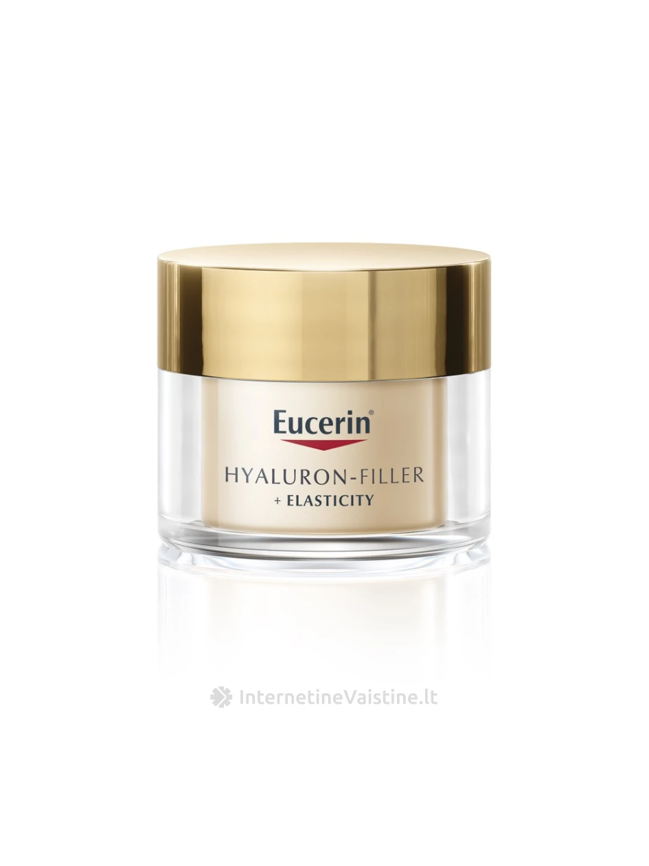 EUCERIN dieninis kremas brandžiai odai Hyaluron-Filler + Elasticity SPF 15, 50ml (69675) | internetinevaistine.lt