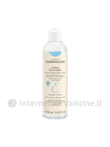 EMBRYOLISSE Micellar Lotion losjonas micelinis valom., 250 ml, Vnt | internetinevaistine.lt