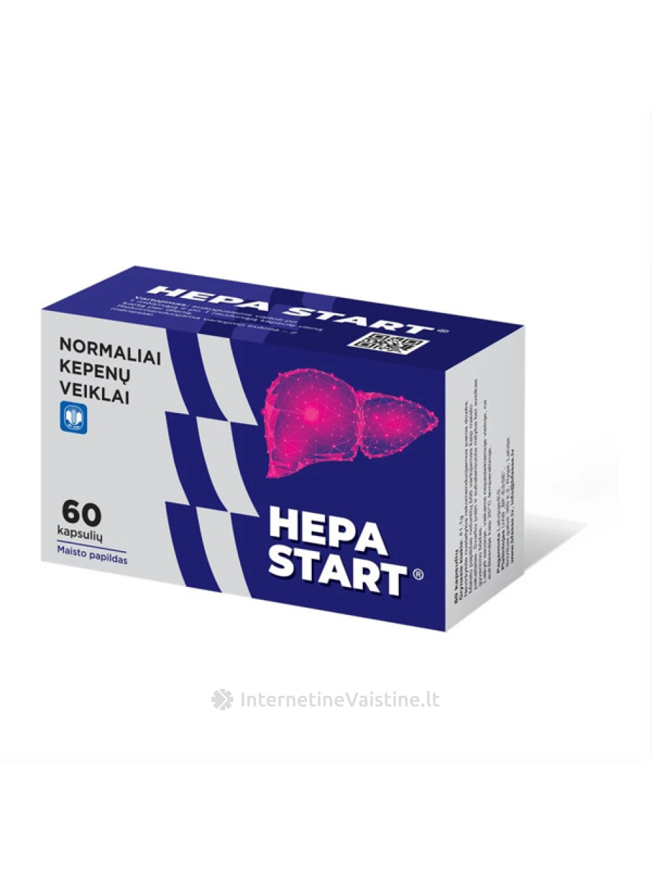 Hepa Start kaps. N60 | internetinevaistine.lt