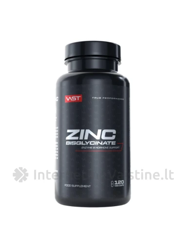 VAST Zinc Bisglycinate kaps. N120, 120 vnt. | internetinevaistine.lt