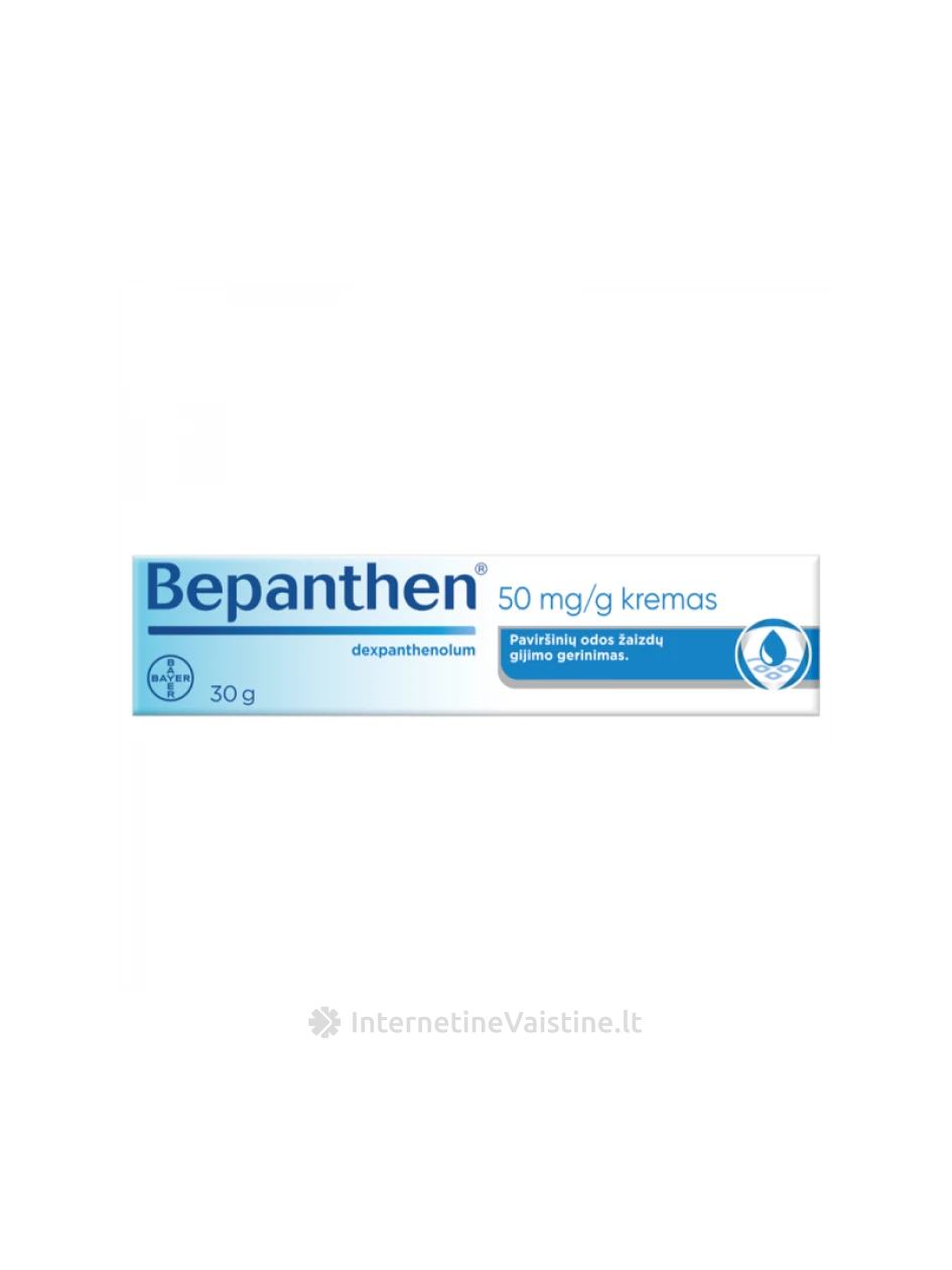 BEPANTHEN CREAM 5% 30G | internetinevaistine.lt