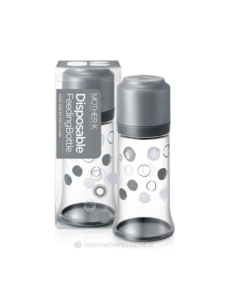 MOTHER-K buteliukas greito paruošimo  (pilkas), Vnt | internetinevaistine.lt