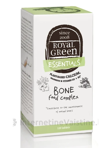 ROYAL GREEN Bone food kompleksas kaulams N60 tab. | internetinevaistine.lt