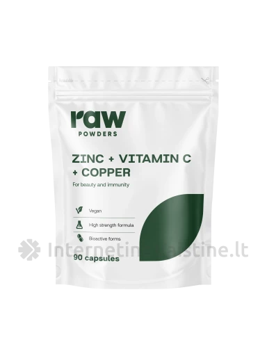 Cinkas + vitaminas C + Varis (90 kapsulių), N1 | internetinevaistine.lt