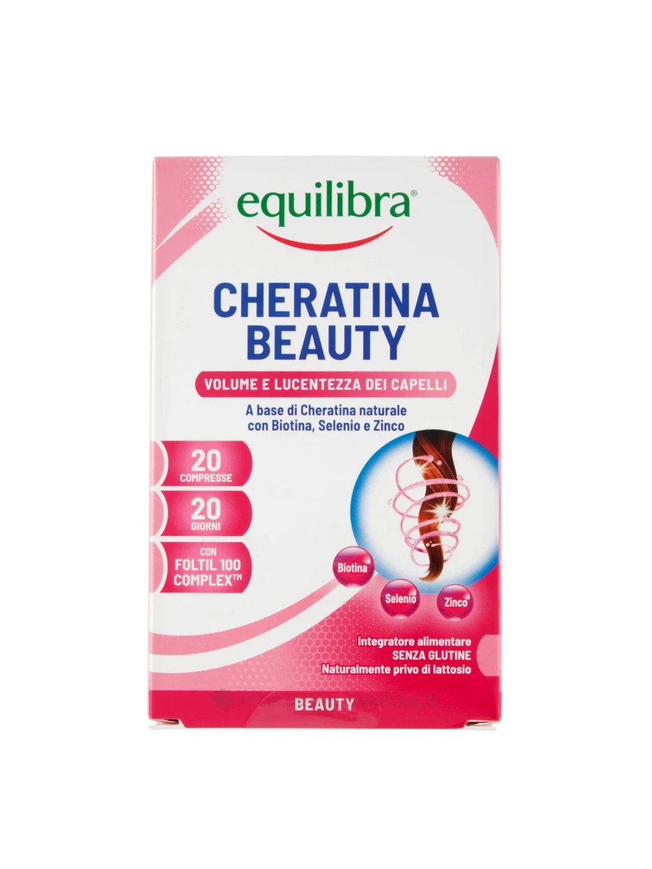 EQUILIBRA, keratinas plaukams ir nagams Cheratina Beauty N20 | internetinevaistine.lt