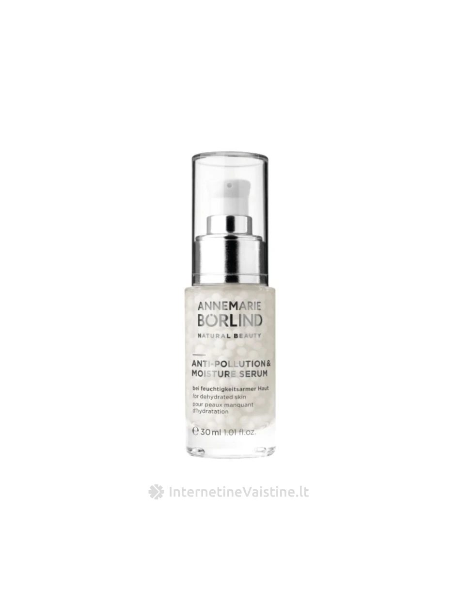 ANNEMARIE BORLIND Anti-Pollution & Moisture serumas dehidr. odai, 30 ml, Vnt | internetinevaistine.lt