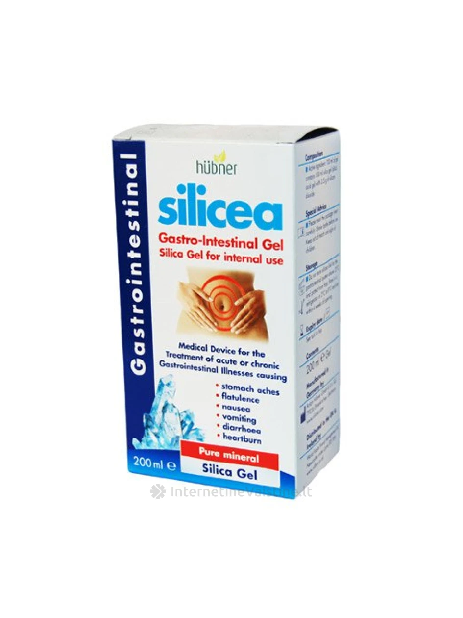 SILICEA virškinamo trakto gelis, 200 ml | internetinevaistine.lt