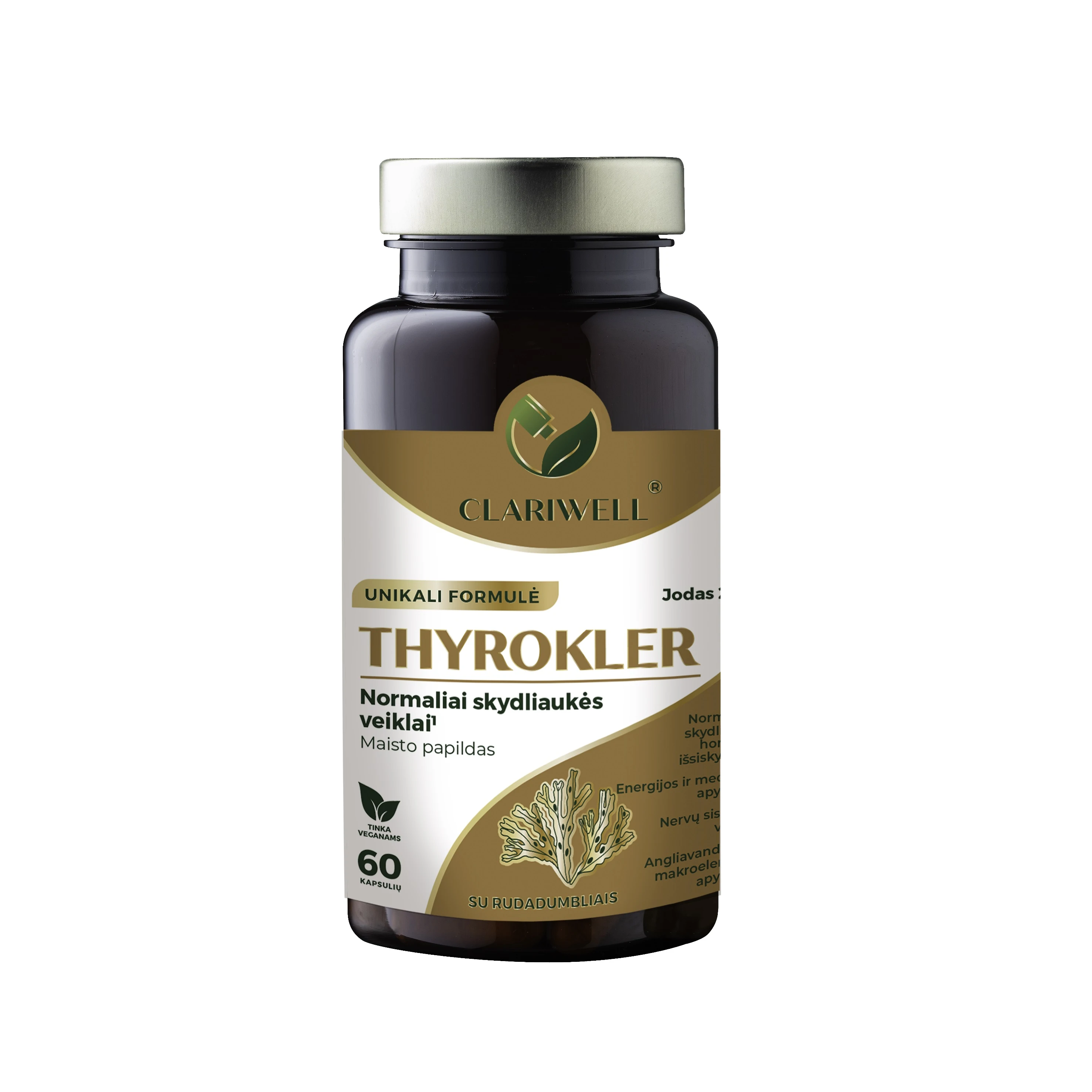 CLARIWELL THYROKLER kaps. N60, 60 vnt.